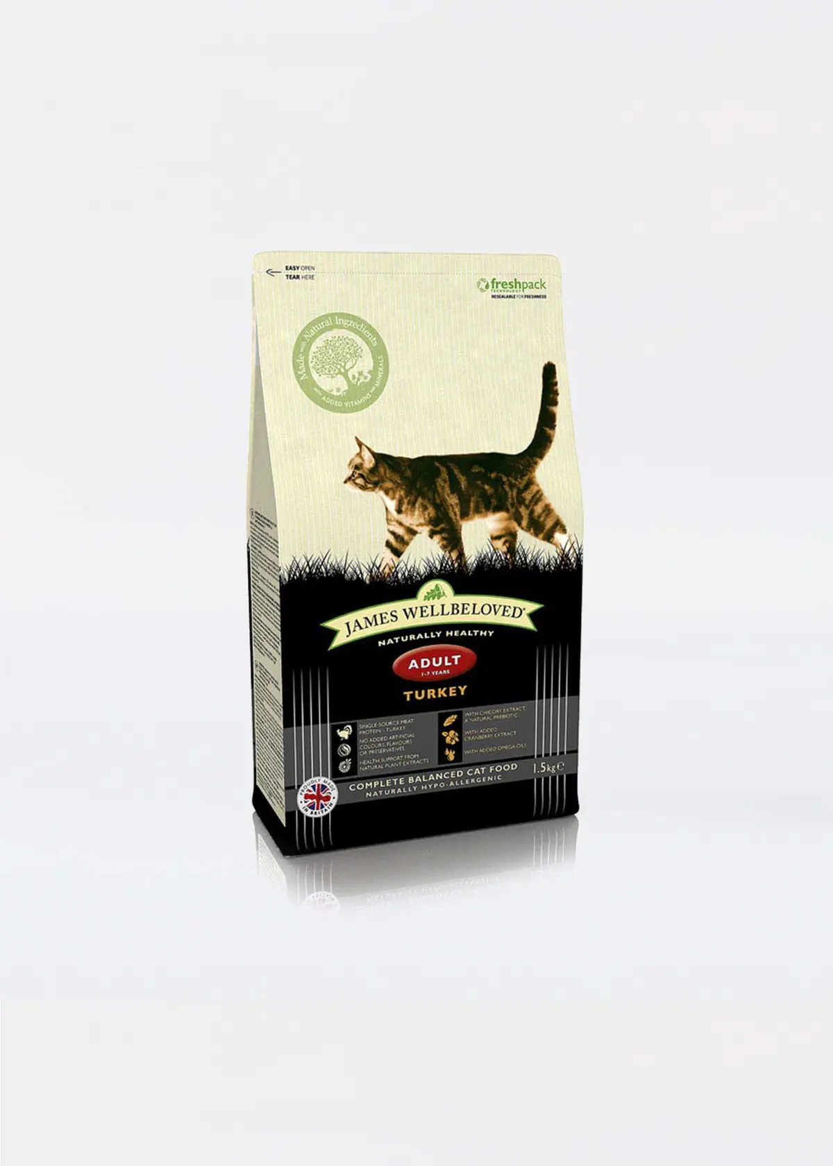 A photo of James wellbeloved adult turkey 1.5kg