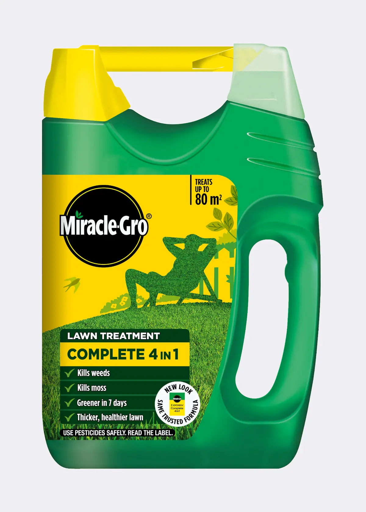 A photo of Miracle-Gro 4-in-1 Treatment 80sqm Spreader