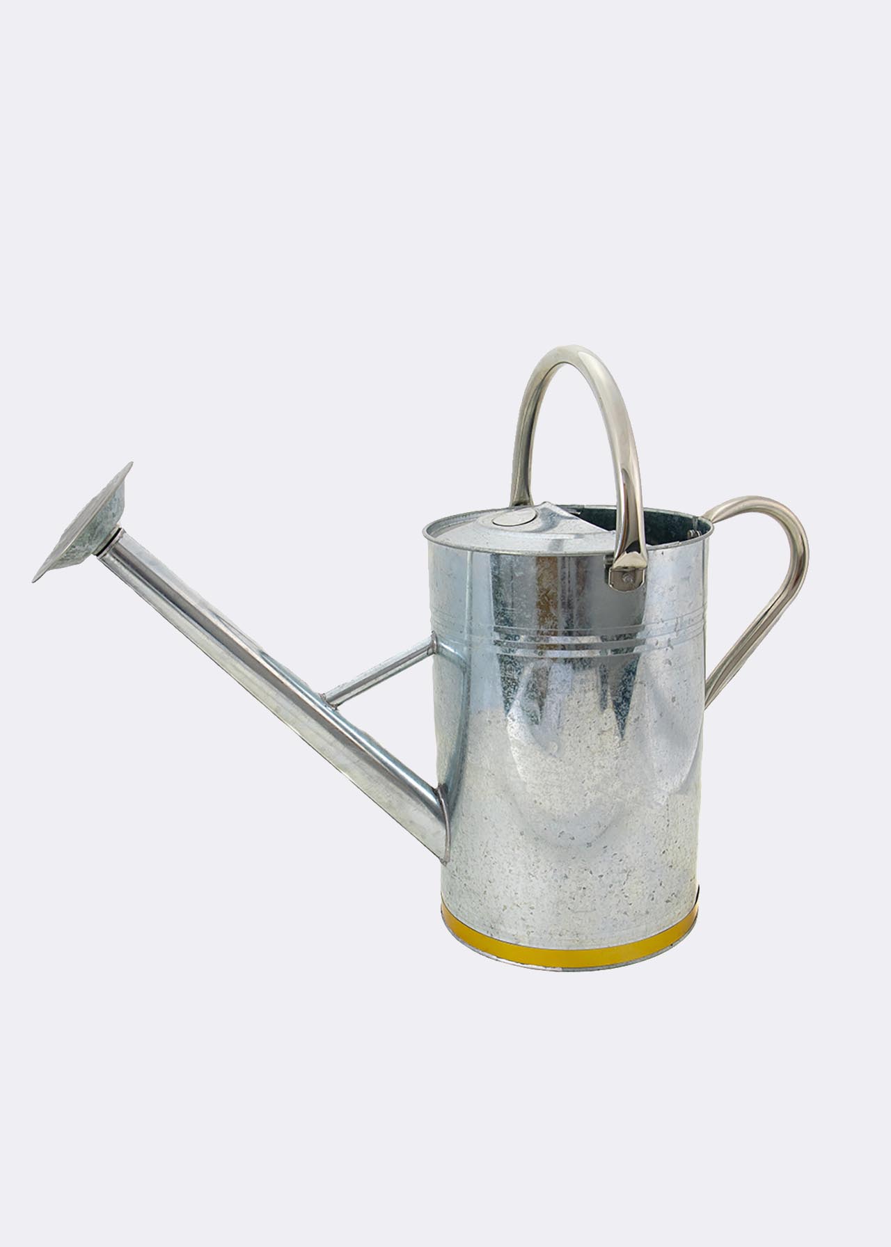 Kent & Stowe Metal Watering Can 9L Galvinsed Steel