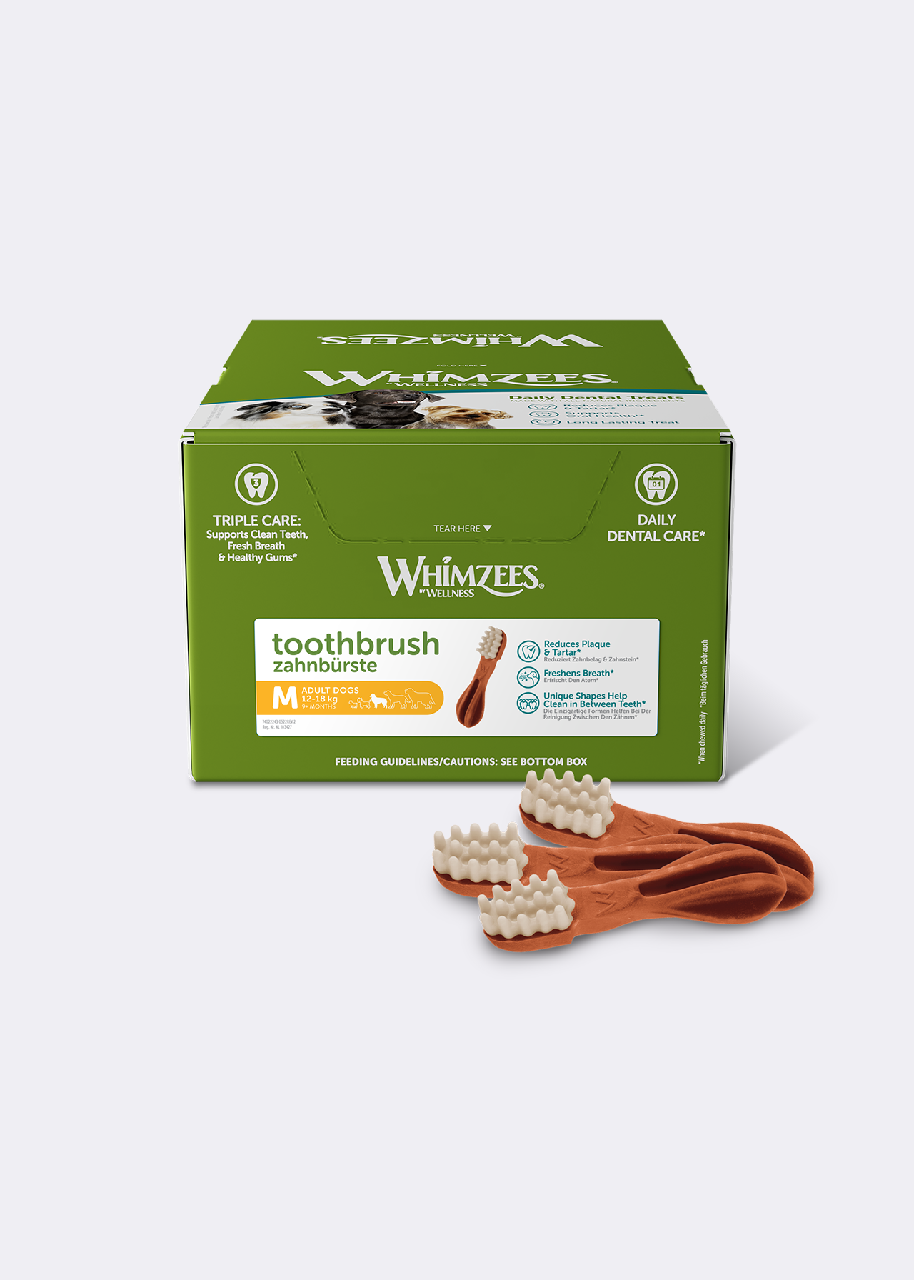 Whimzees Medium Star Toothbrush