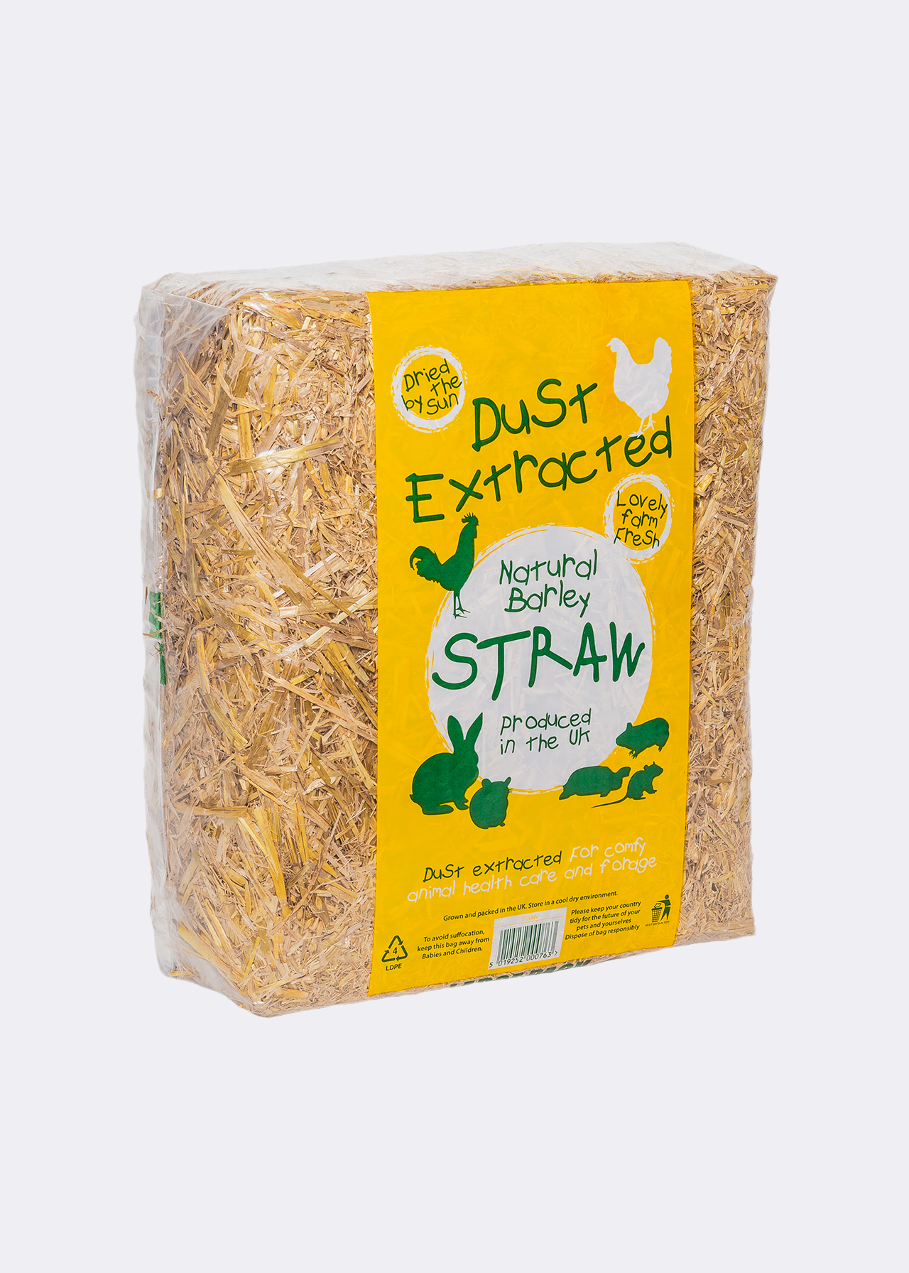Easyfeedz large bale barley straw 2kg
