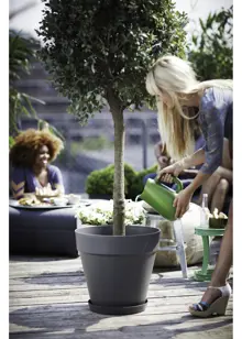 Elho Loft Urban Saucer 17cm Anthracite