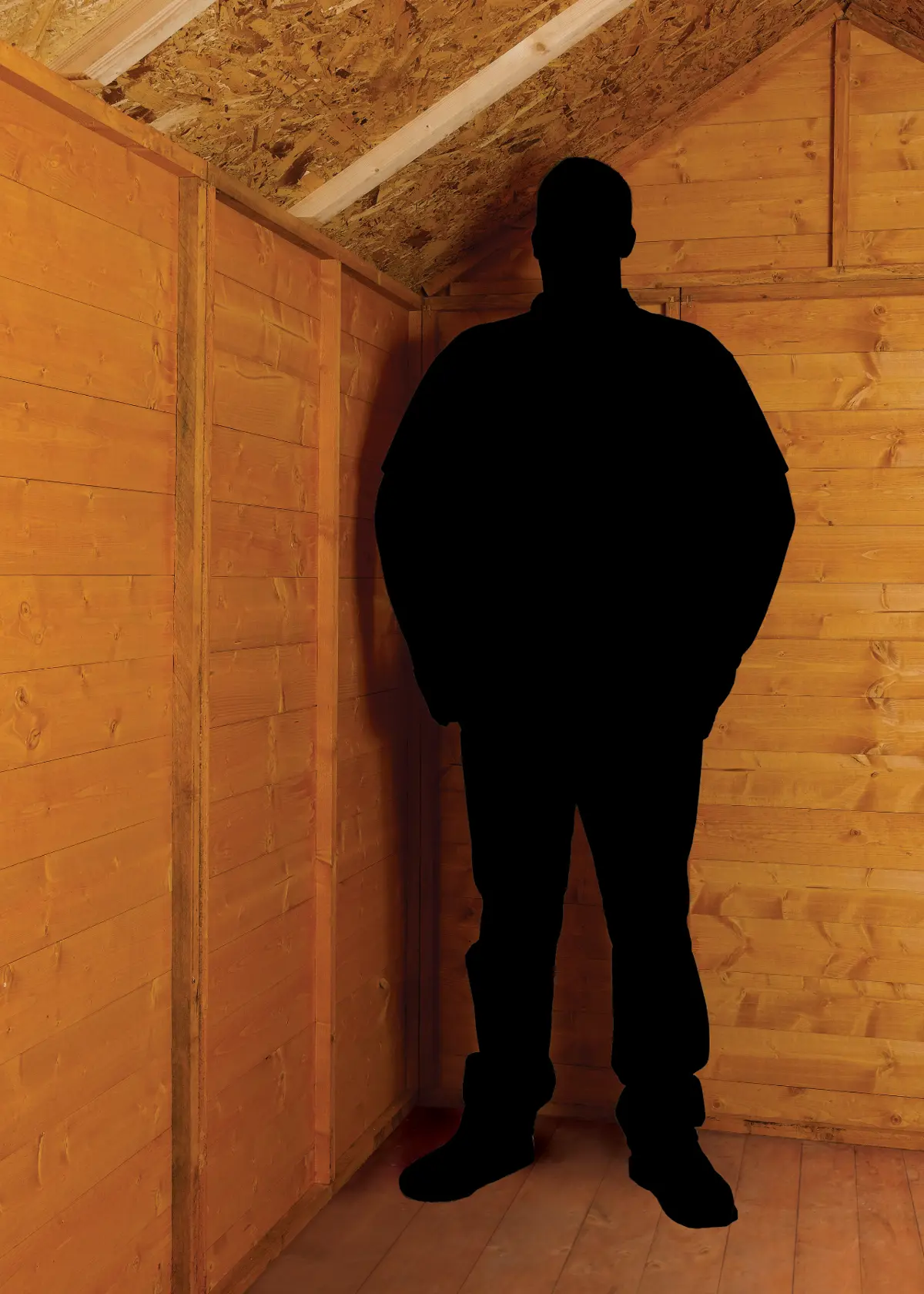 Premier Range 8x6 Shed In Honey Brown Shiplap Wood