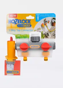Hozelock Flow Max 3 Way Tap Connector