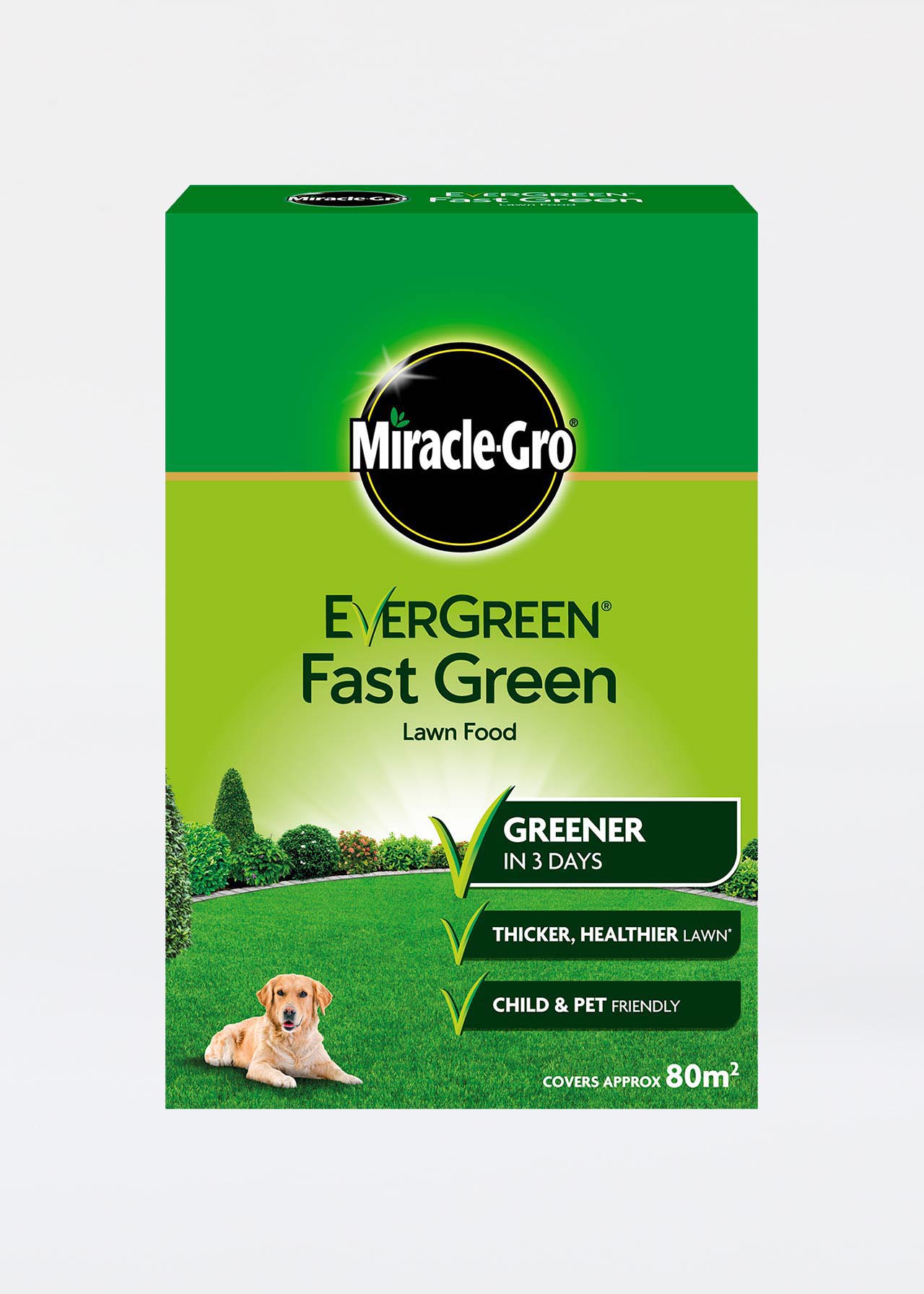 Miracle-Gro Fast Green Lawn Food 80sqm