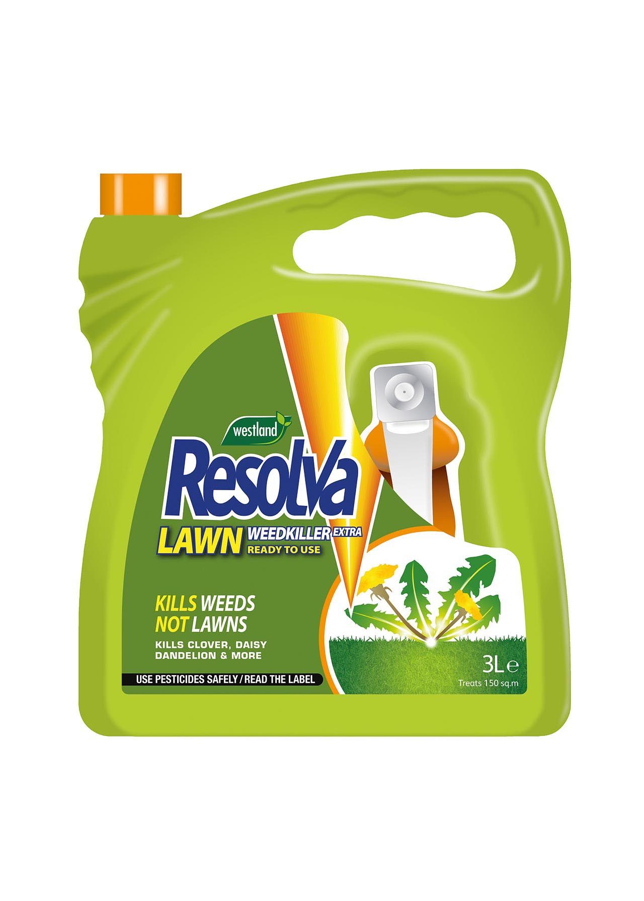 Resolva Ready-To-Use Lawn Weed Killer Extra 2L