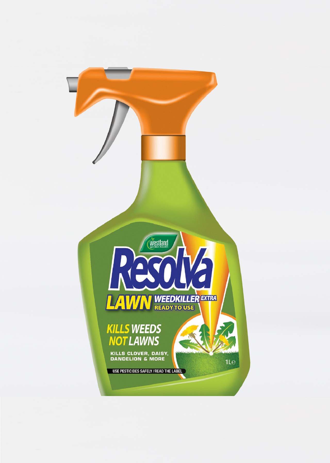 1L Resolva Lawn Weed Killer Extra RTU Dobbies Garden Centres