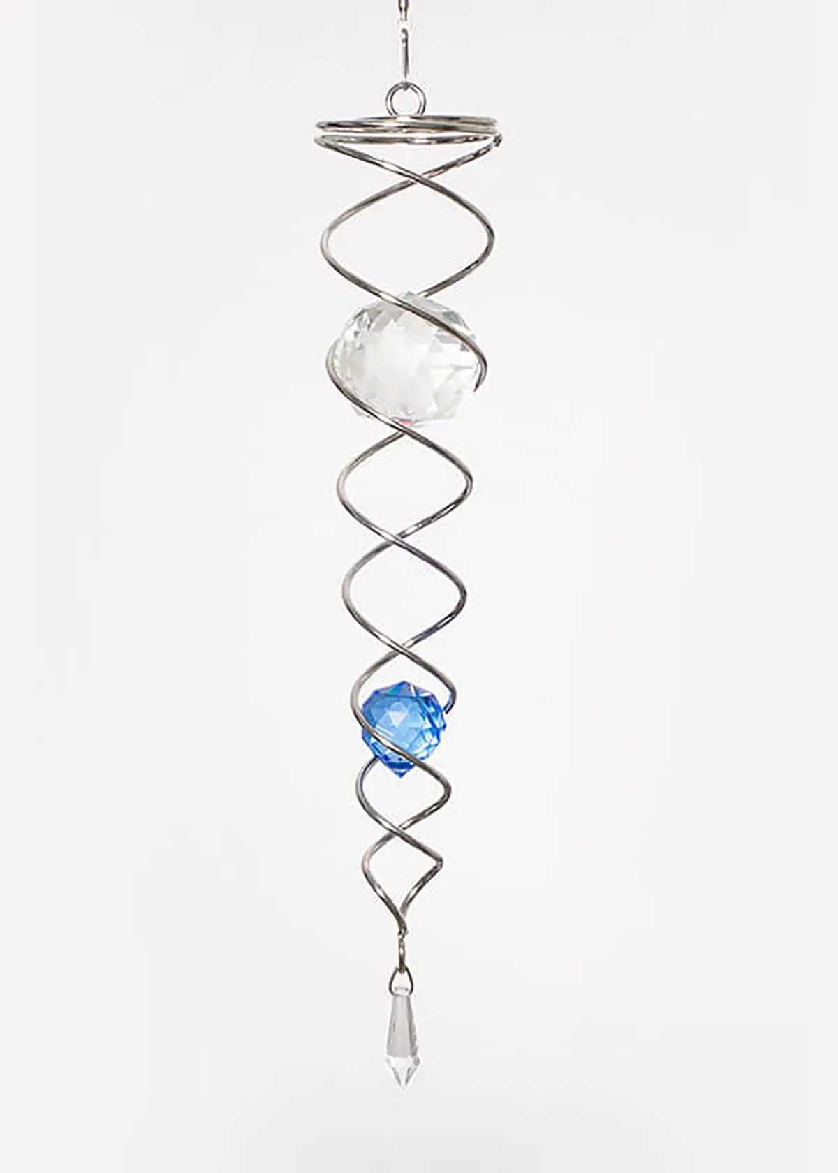 A photo of Spinart Crystal Tail Silver/Blue