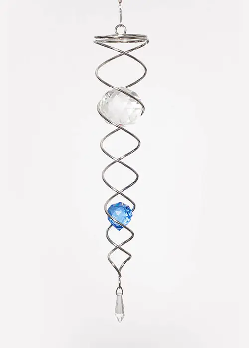 A photo of Spinart Crystal Tail Silver/Blue