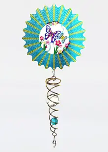 Butterfly Artist Crystal Tail Spinart