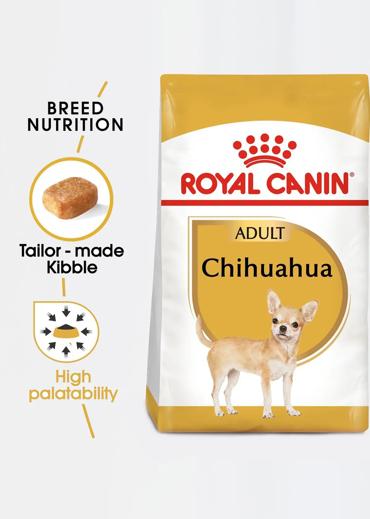 A photo of Royal Canin Adult Chihuahua Dry Food 1.5kg