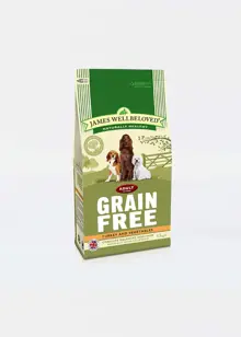 James Wellbeloved Grain Free Adult Dry Dog Food Turkey & Veg