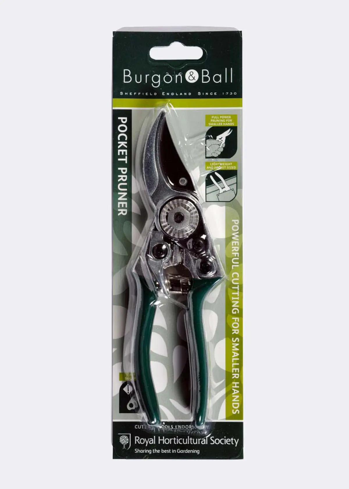 A photo of RHS Pocket Pruner Green