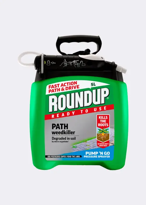 A photo of Roundup Pump N Go Path Weedkiller 5L