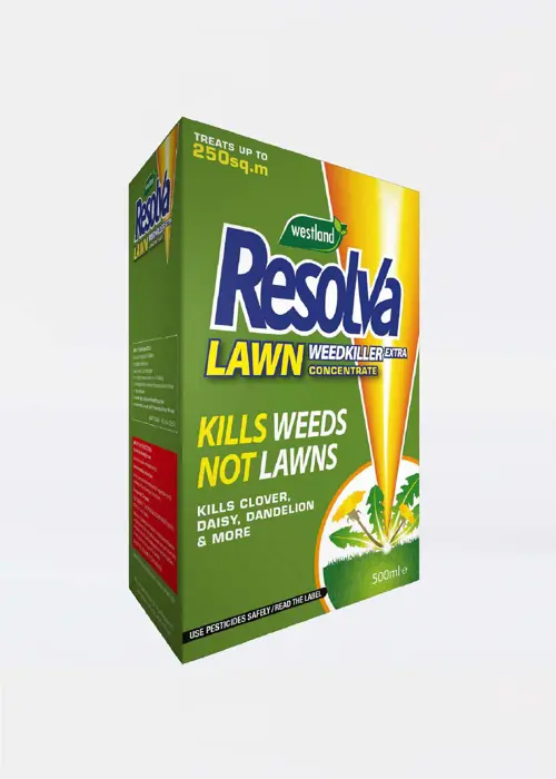 A photo of Resolva Lawn Weed Killer Extra Concentrated Tubes 500ml