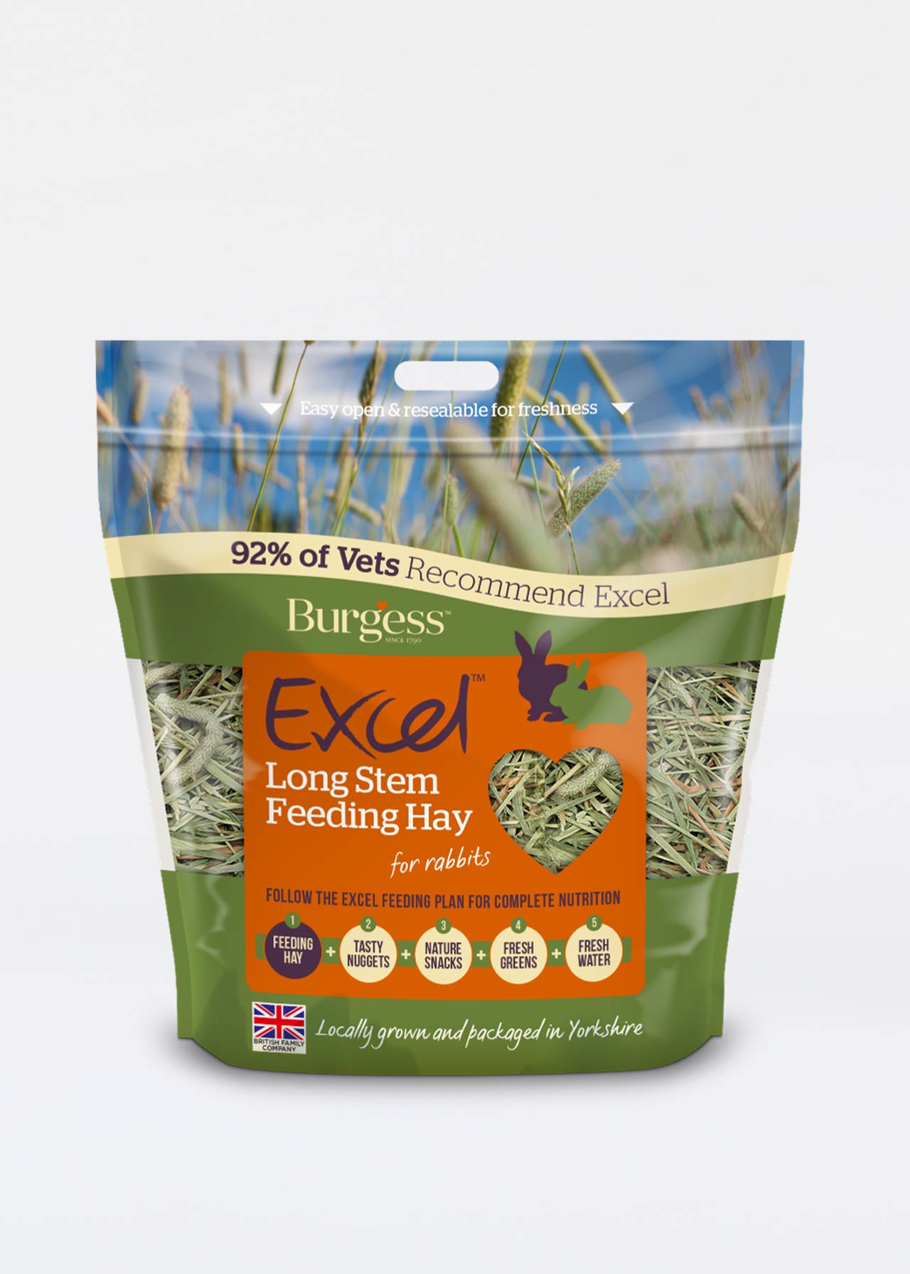 Burgess Excel Long Stem Feeding Hay 1kg