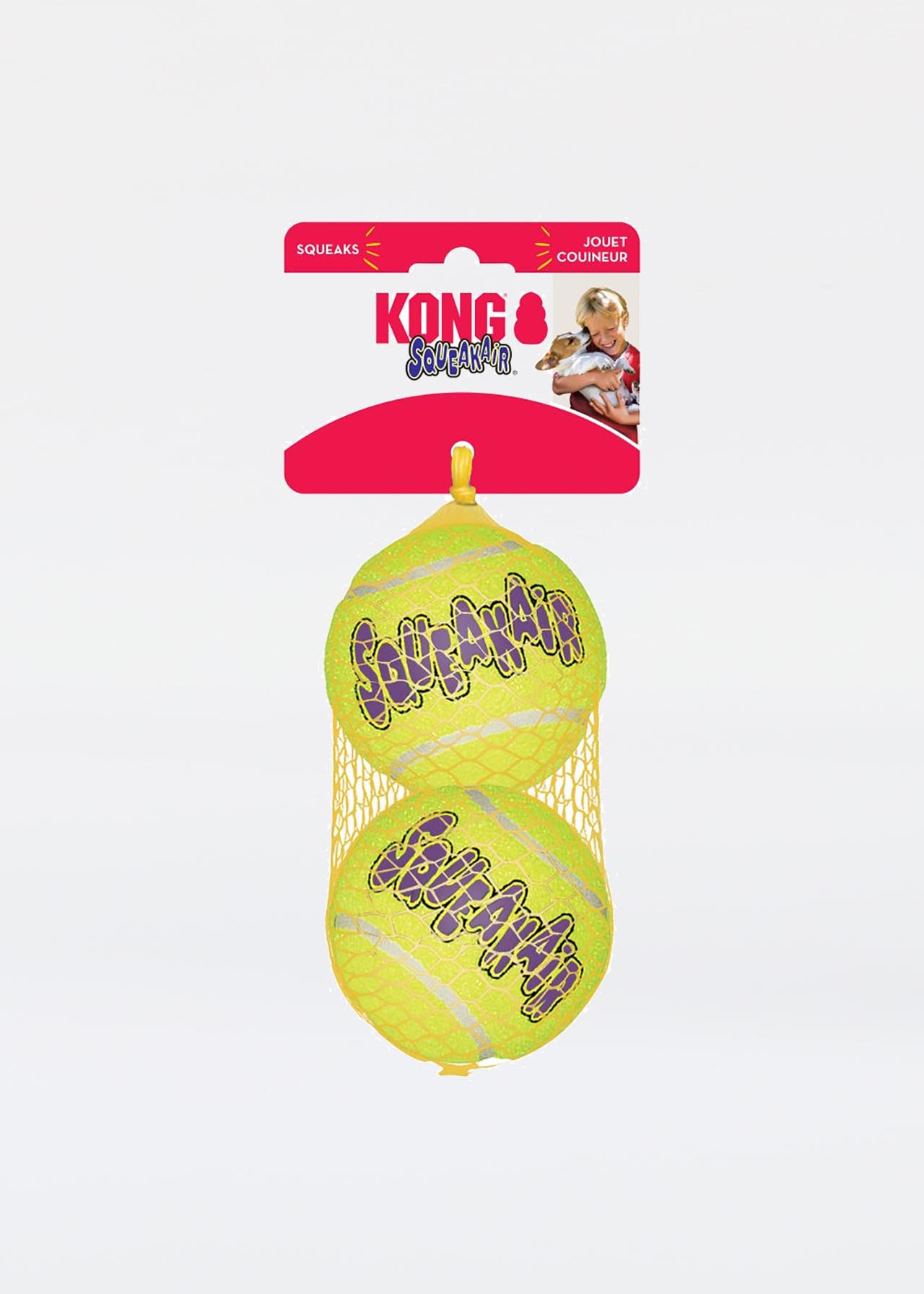 KONG Squeakair Balls Large 2pk