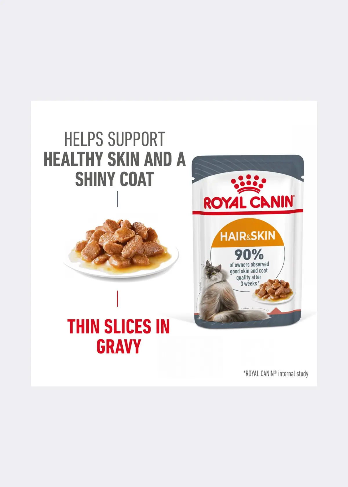 A photo of Royal Canin® Feline Intense Beauty Hair & Skin Care Cat Food