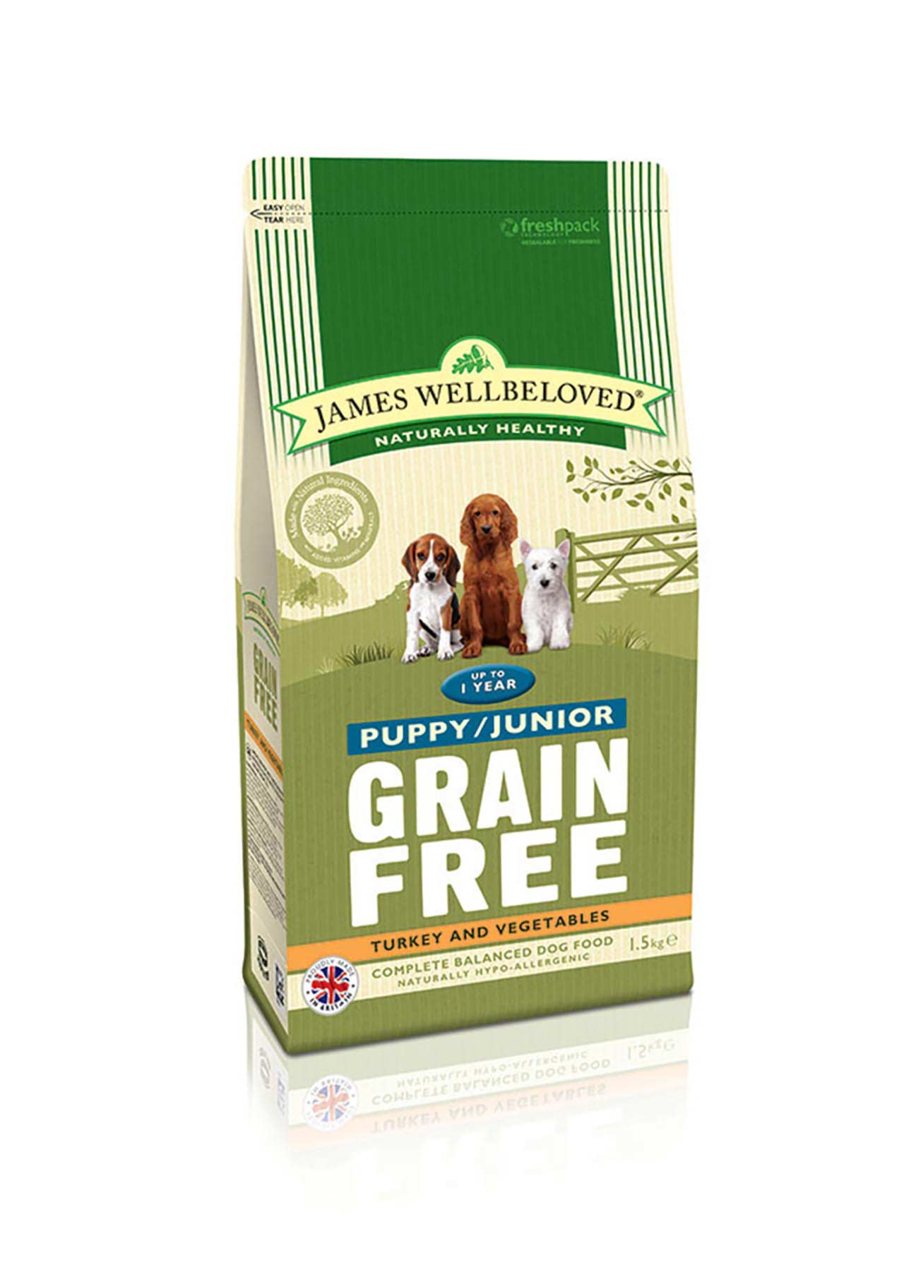 James wellbeloved puppy 2025 food grain free