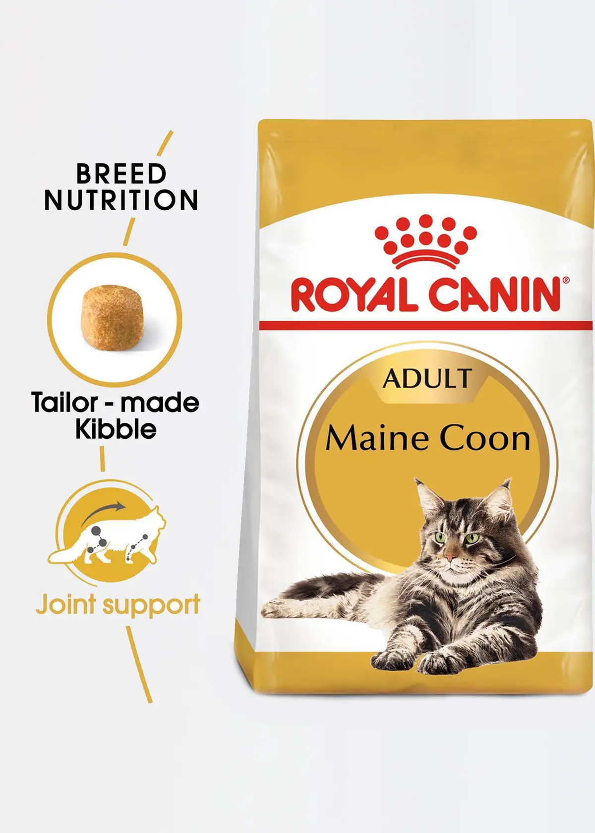 A photo of Royal Canin Maine Coon Adult Cat Food 2kg