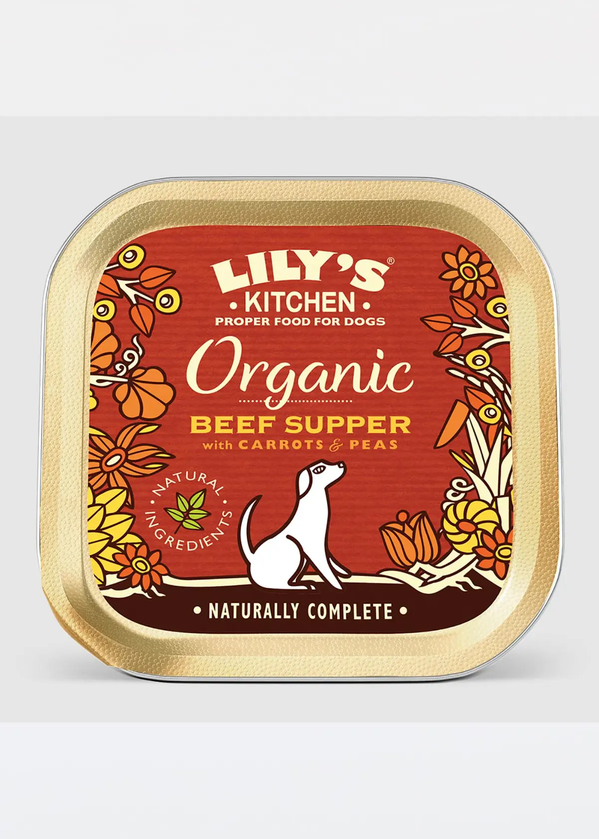 A photo of Lily's Kitchen Organic Beef & Spelt Supper 150g