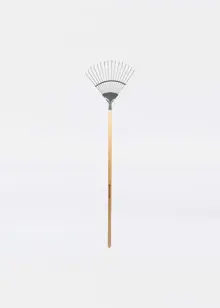 Kent & Stowe Stainless Steel Long Handled Lawn Rake