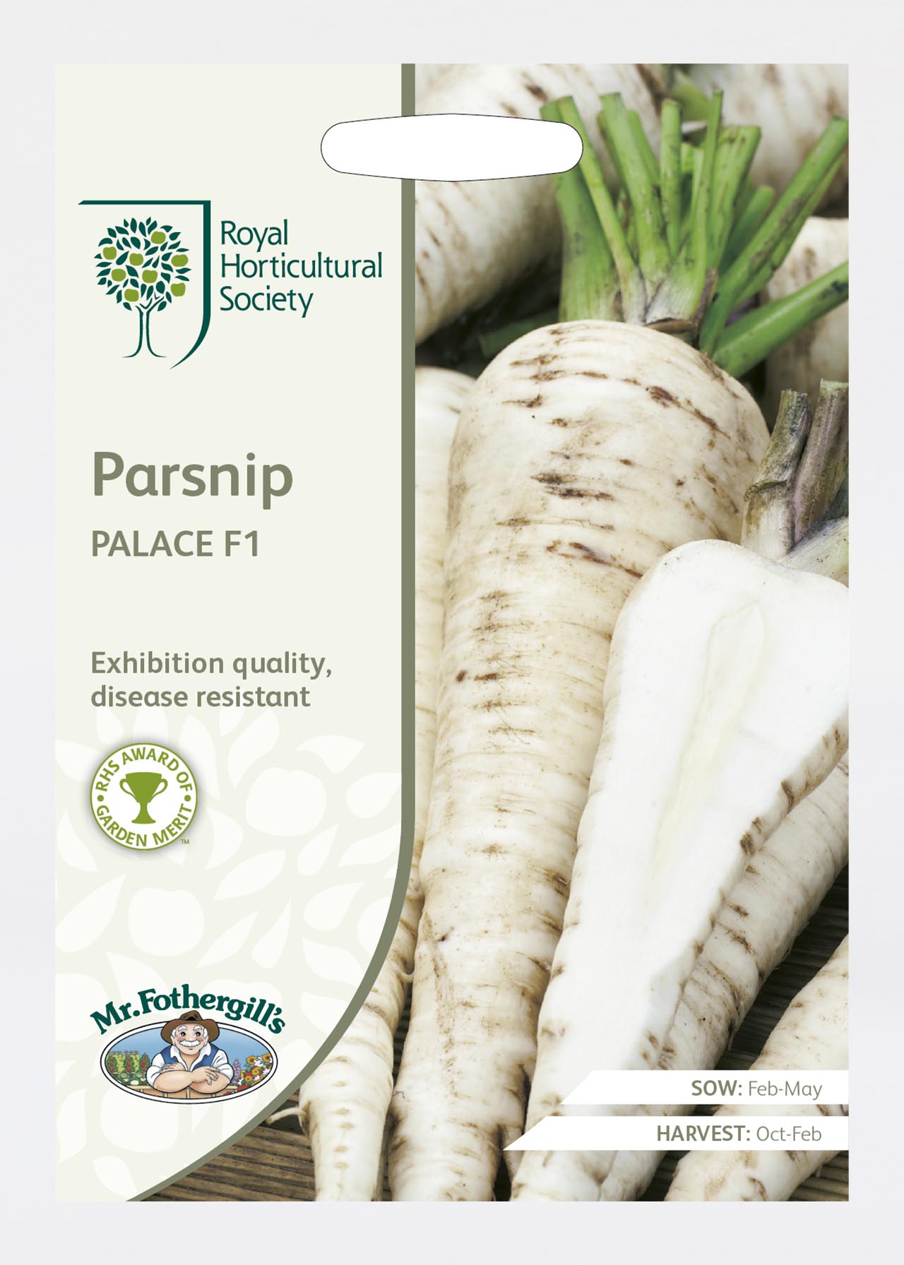 RHS Parsnip Palace F1 Seeds
