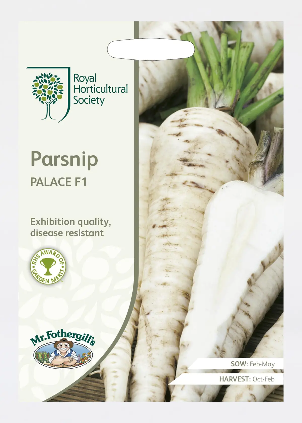 A photo of RHS Parsnip Palace F1 Seeds
