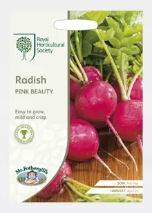 Rhs Radish Pink Beauty Seeds