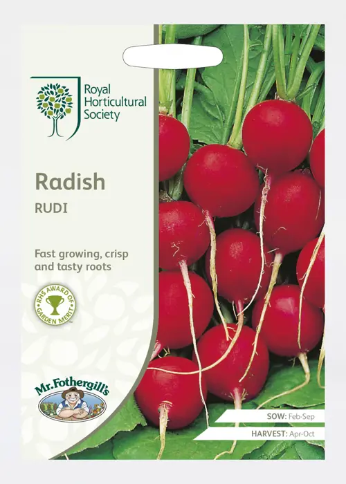 A photo of RHS Radish Rudi Seeds