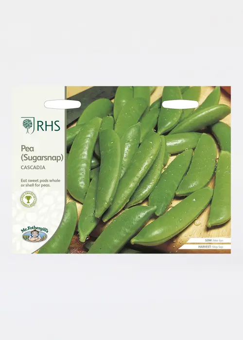 A photo of RHS Pea (Sugarsnap) Cascadia Seeds