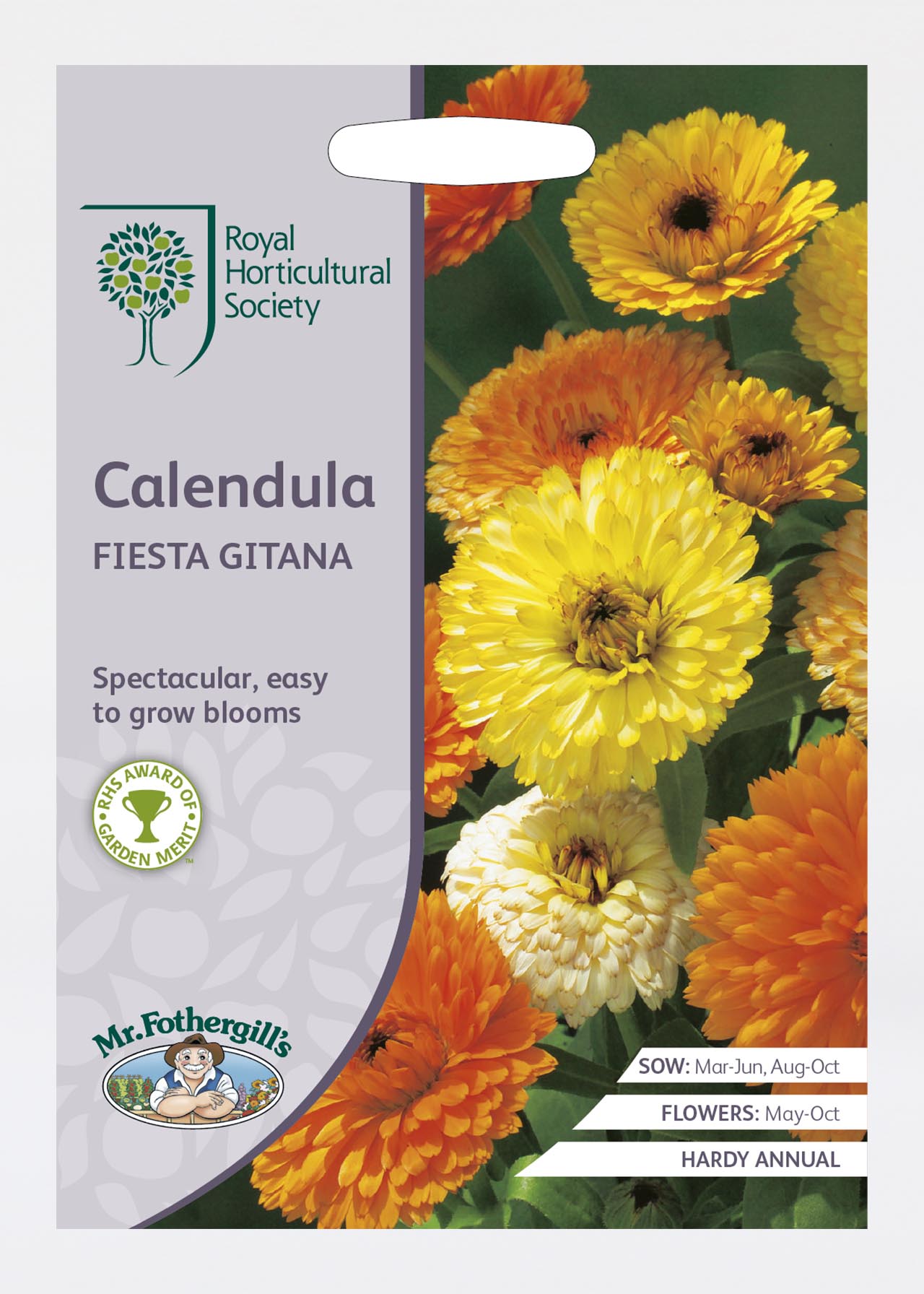 RHS Calendula Fiesta Gitana Seeds