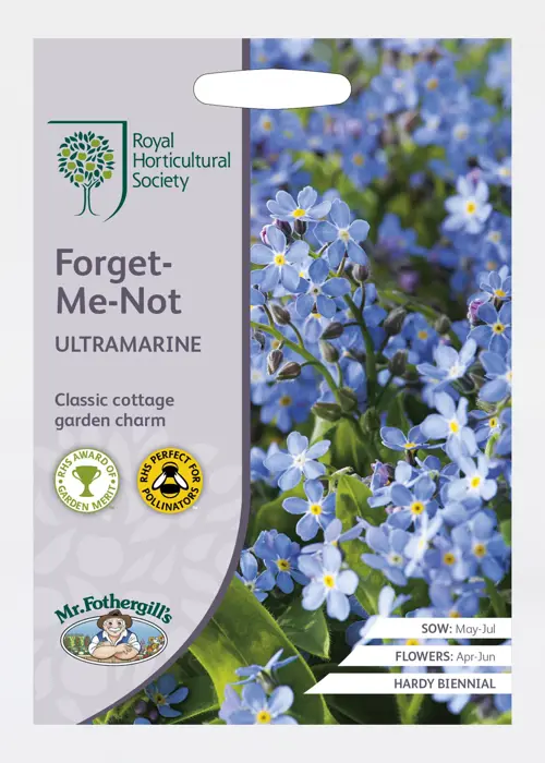 A photo of RHS Forget-Me-Not Ultramarine Seeds