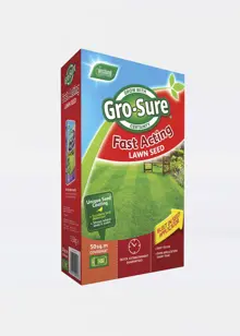 GroSure Fast Acting Lawn Seed 50Sqm