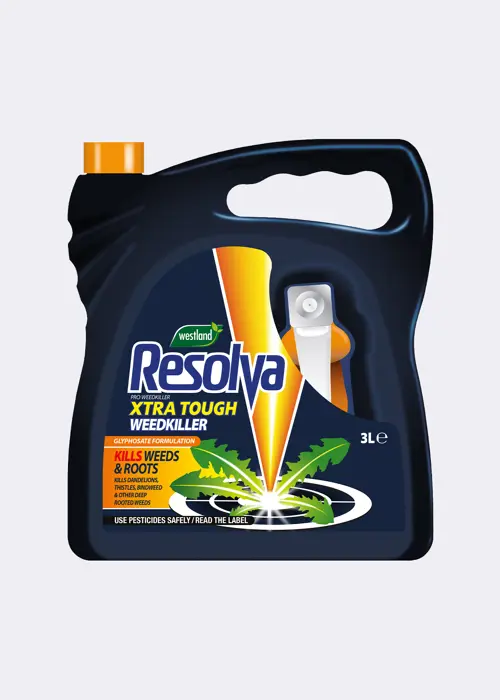 A photo of Resolva Pro Weedkiller Xtra Tough 3L