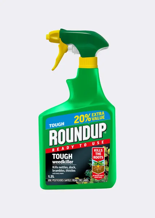 A photo of Roundup Tough Ready-To-Use Weedkiller 1.2L