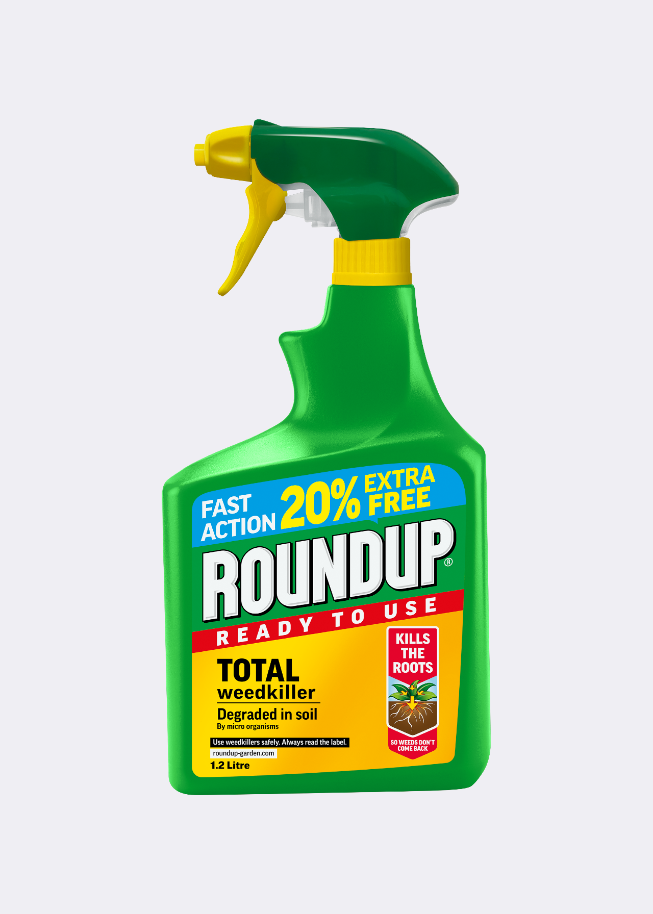 Roundup Total Ready-To-Use Weedkiller 1.2L