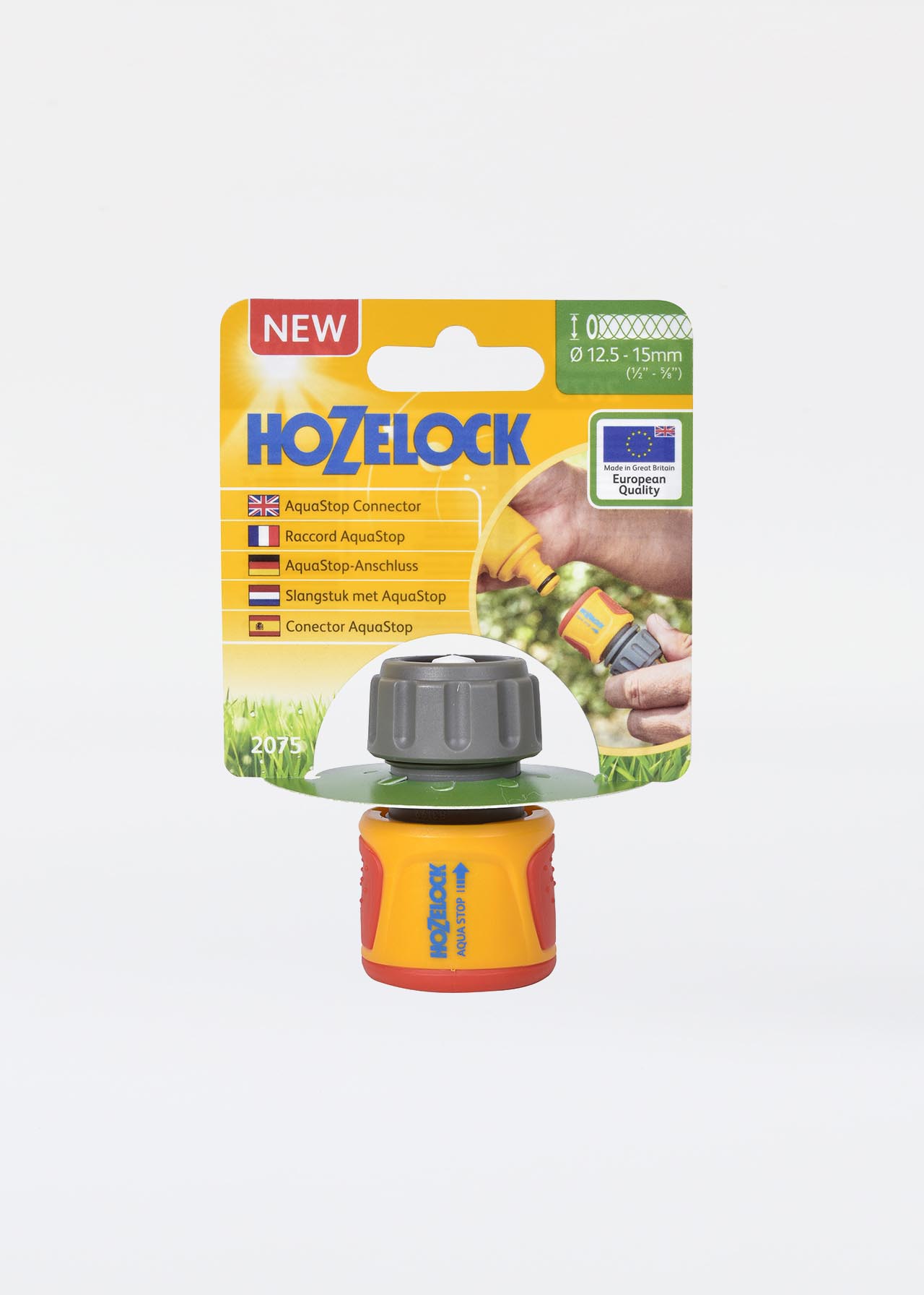 12.5-15mm Aquastop Connector Hozelock