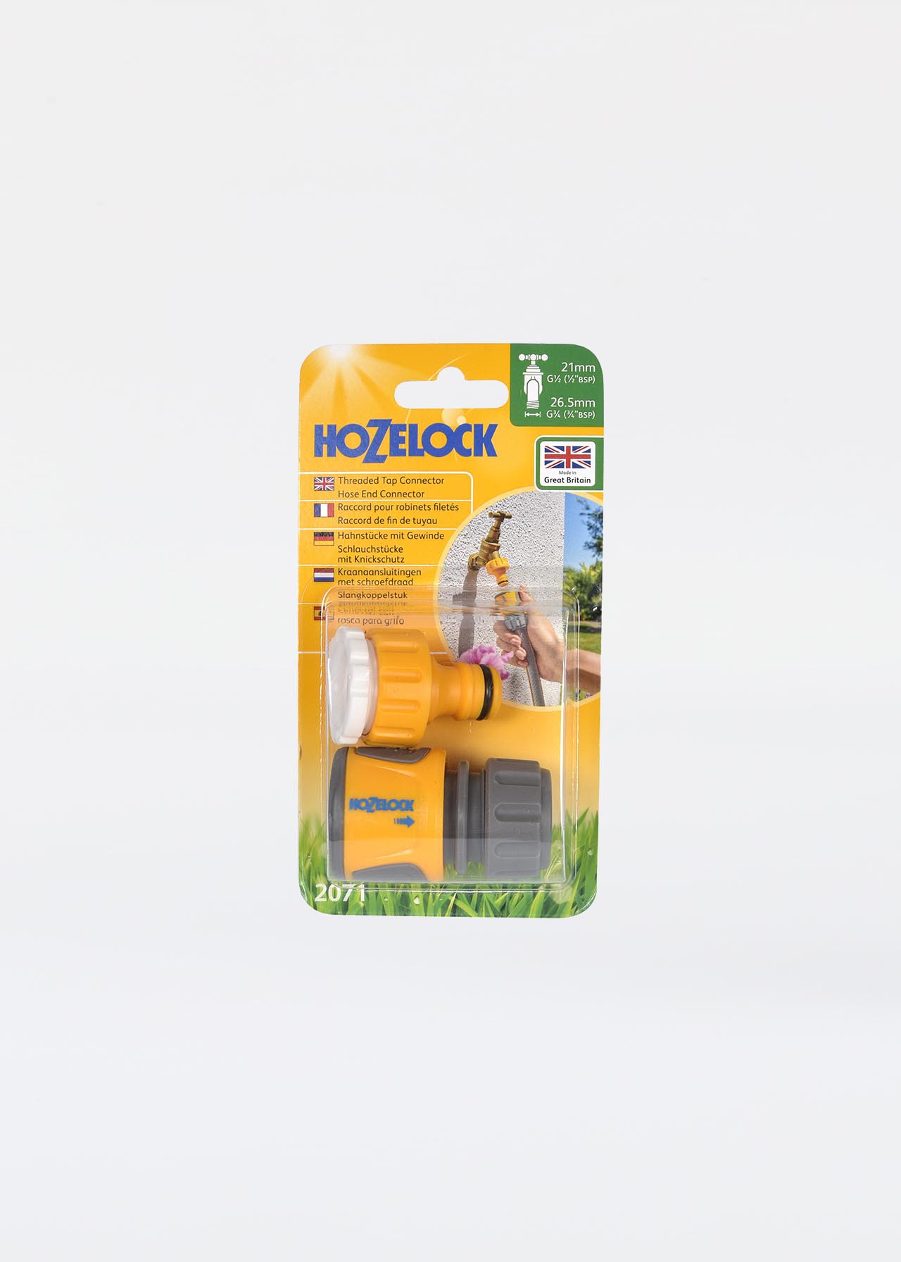 12.5-15mm Threaded Tap&Standard Soft Touch Hose Connectors