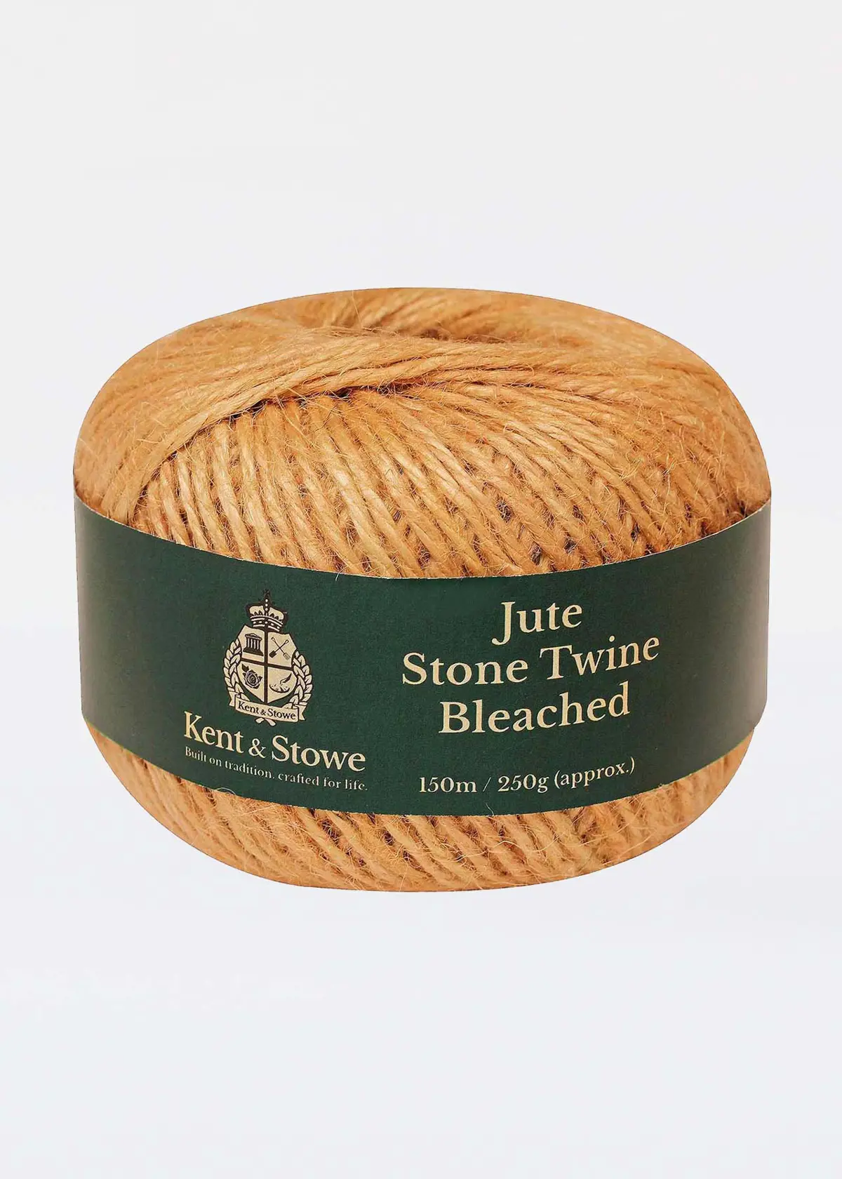 A photo of Jute Twine Bleached Stone 150m 250gm