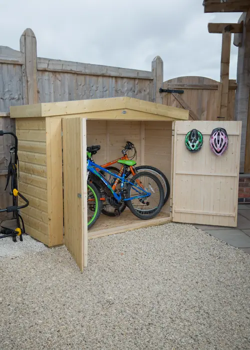 A photo of Shiplap Apex Large Pressure Treated Outdoor Store