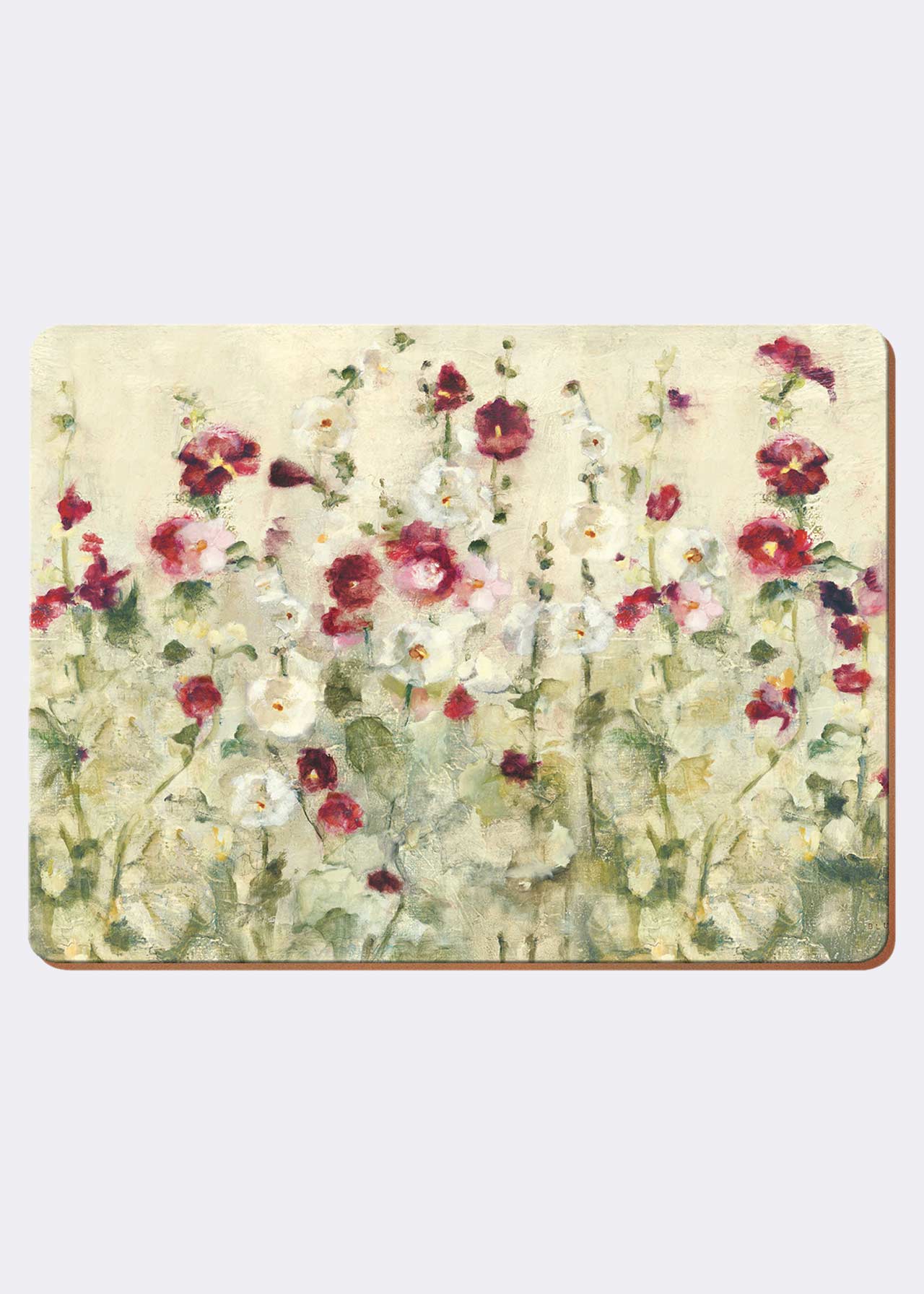 Pack Of 6 Wild Field Poppies Premium Placemats 30x23cm
