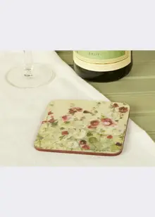 Pack of 4 Wild Field Poppies Premium Coasters 10.5cm