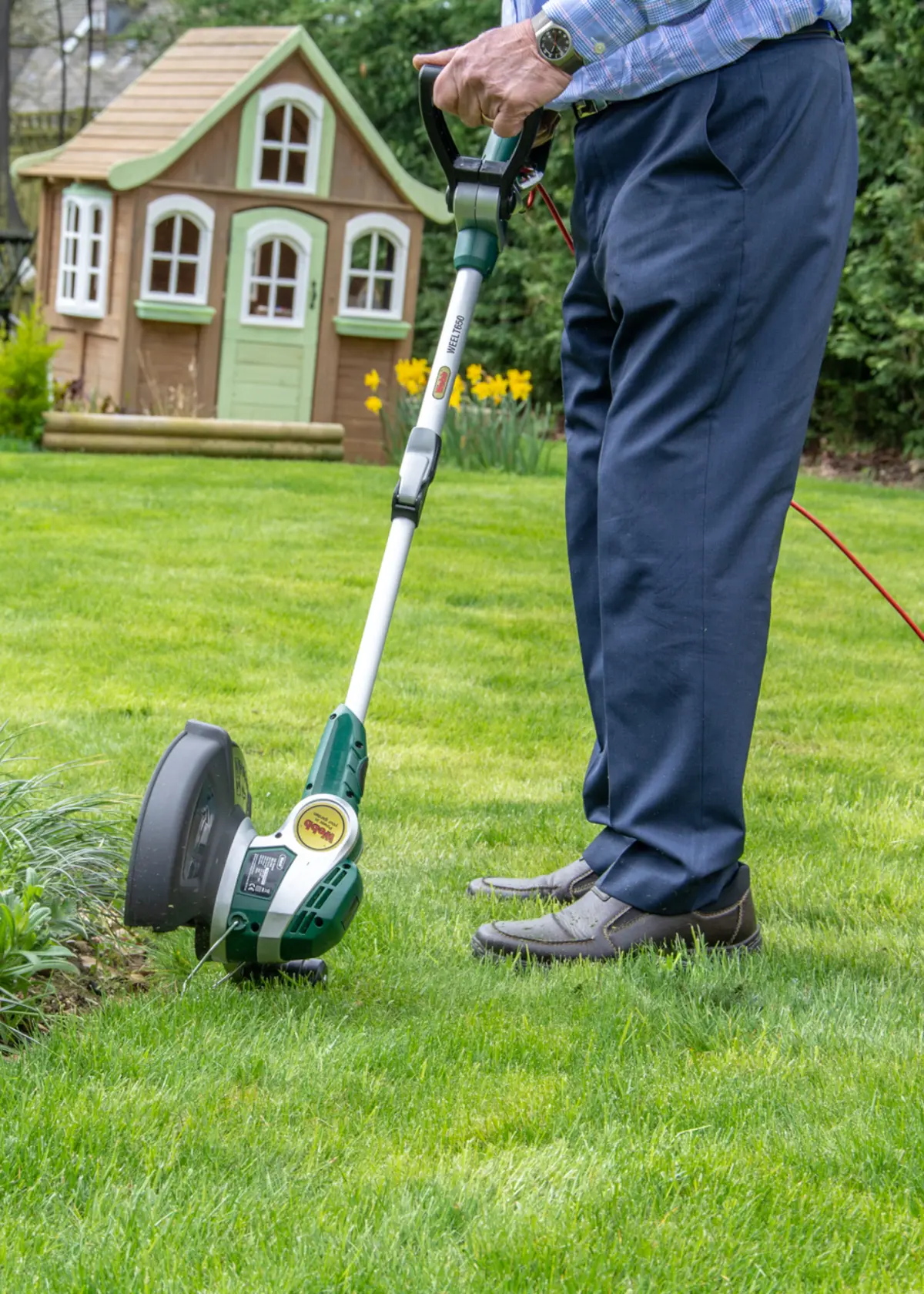 A photo of Webb Classic 29cm Linetrimmer & Edger - 650w