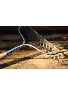Kent & Stowe Stainless Steel Long Handled Soil Rake
