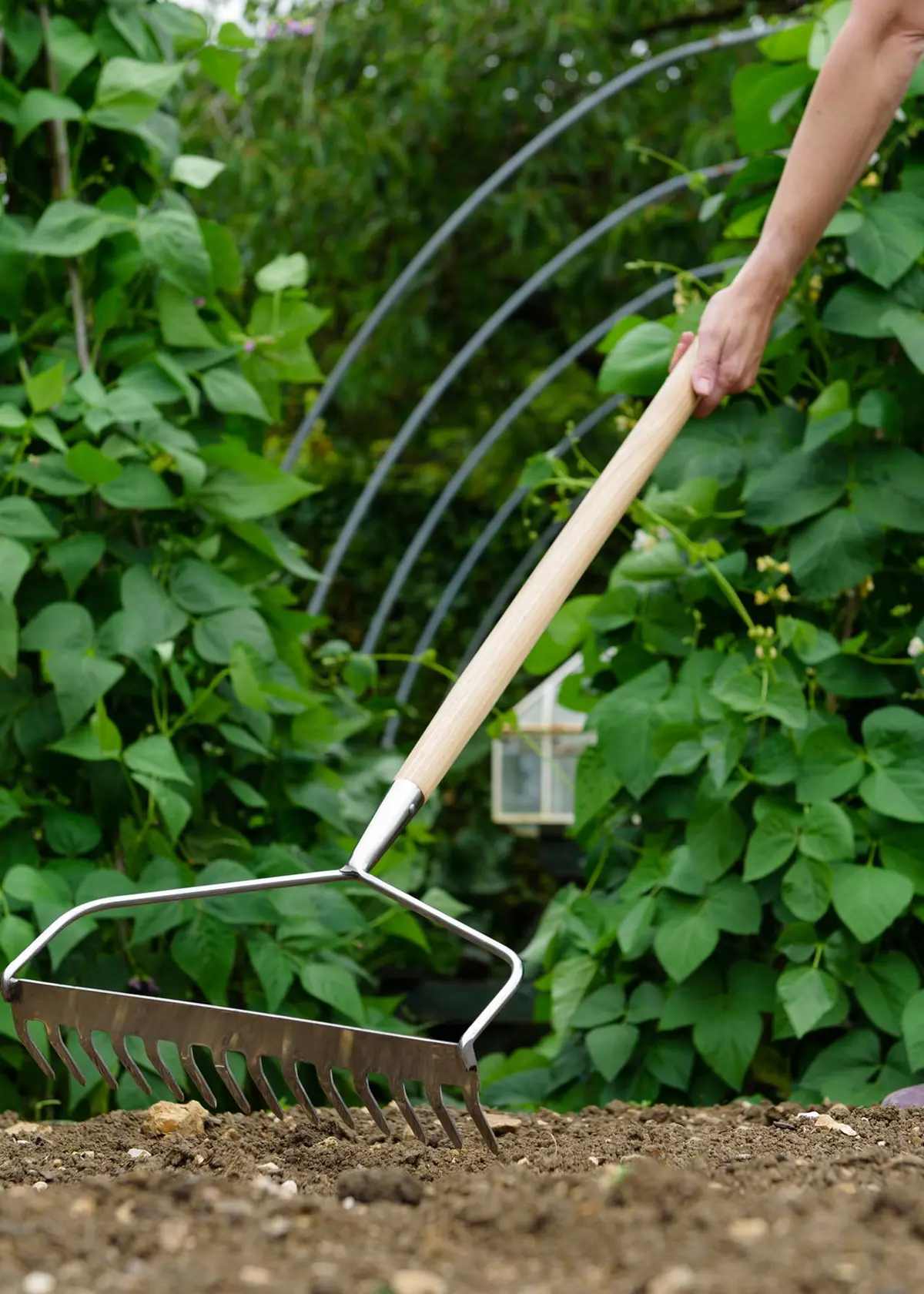 A photo of Kent & Stowe Stainless Steel Long Handled Soil Rake