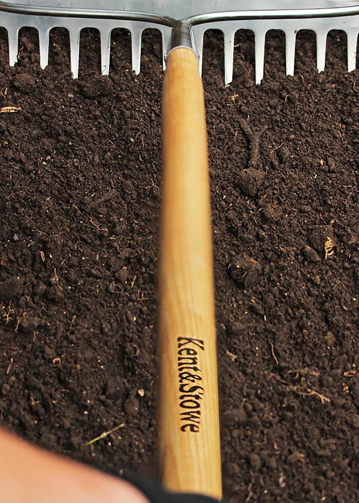 A photo of Kent & Stowe Stainless Steel Long Handled Soil Rake