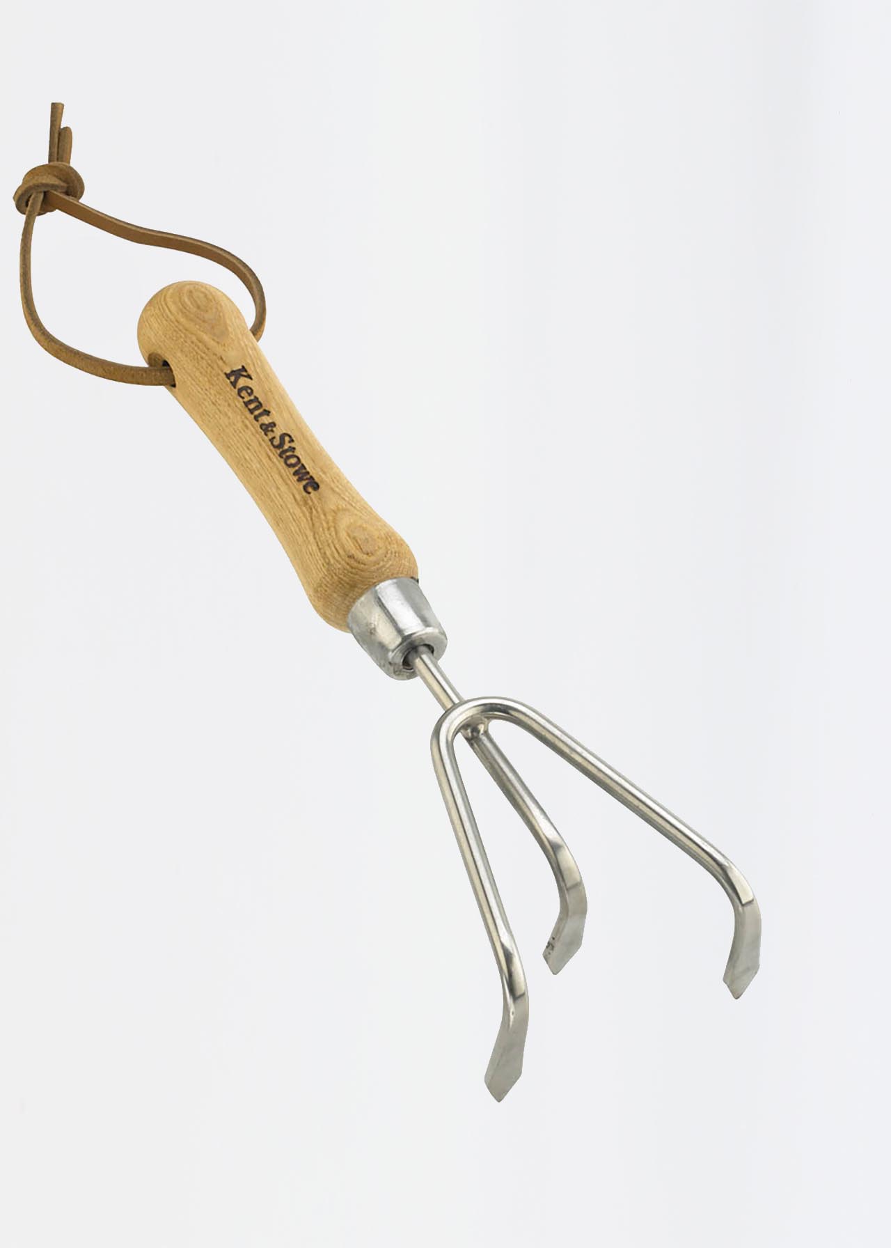Kent & Stowe Stainless Steel Hand 3 Prong Cultivator