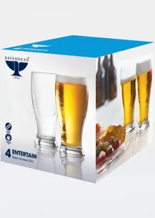 Beer Glasses Pack Of 4