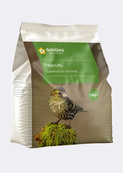 A photo of Dobbies Peanuts 1.8kg